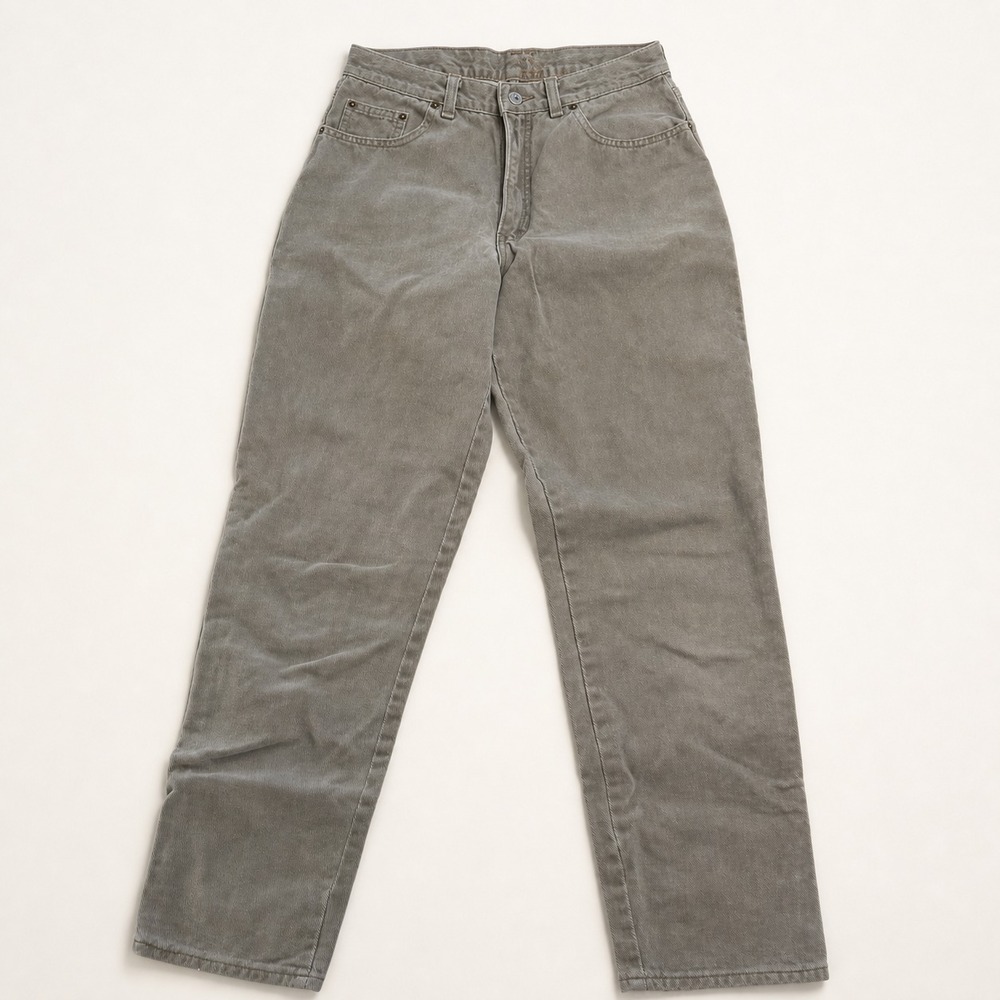 Express Straight Leg Jeans Womens 12 Gray Good Vintage High Rise Cotton Denim